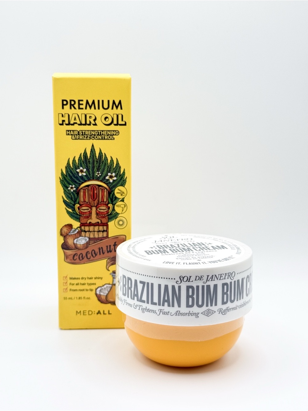 Summer Bundle! Sol de Janeiro Brazilian Bum Bum Cream + Coconut Hair Oil